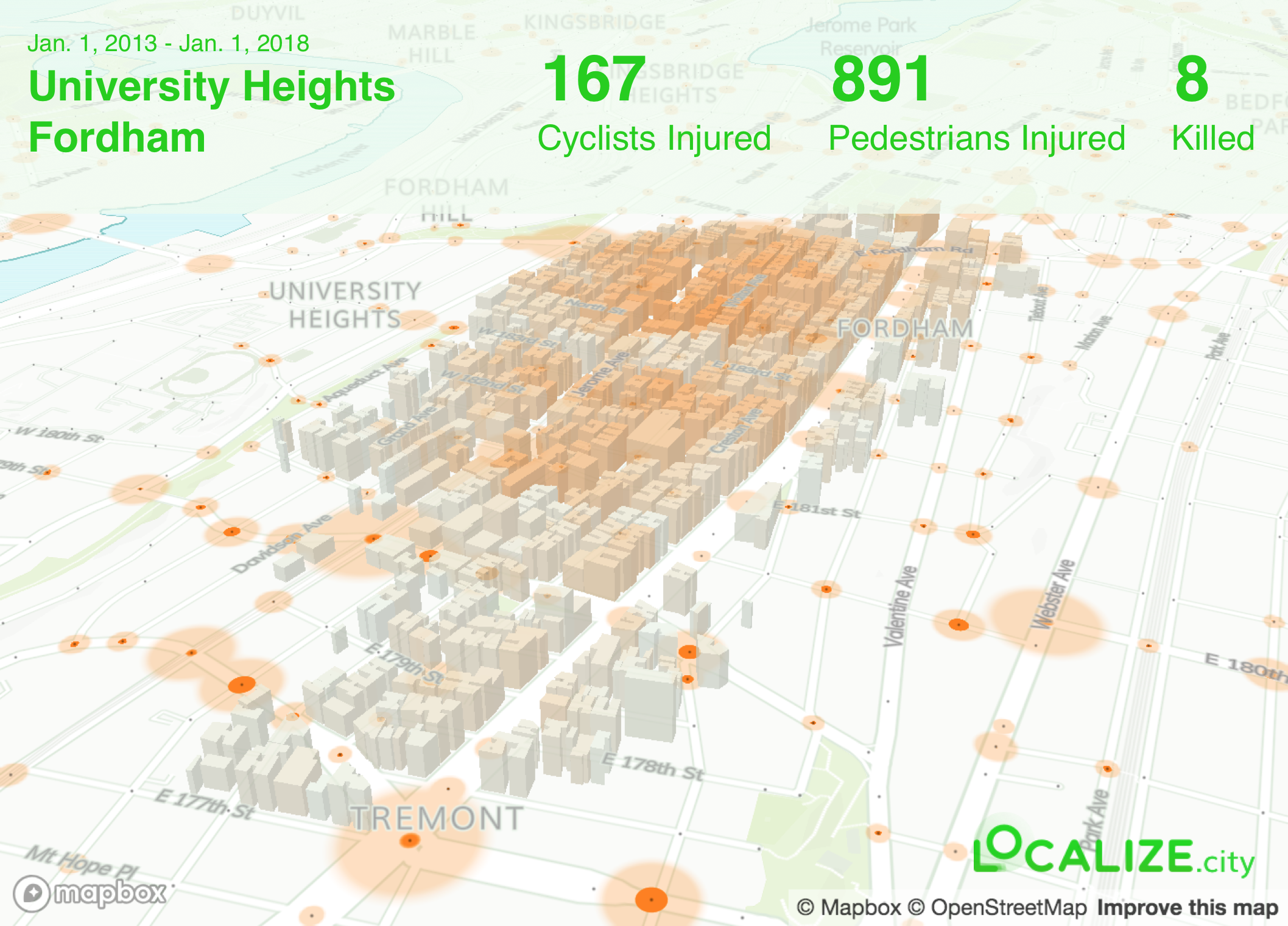 Report University Heights, Fordham Are The Bronx's Most Dangerous